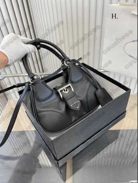 

nappa moon odeon leather bag women light ton-sur-ton triangle logo tote designer metal hardware hobo bags magnetic closure underarm shoulder