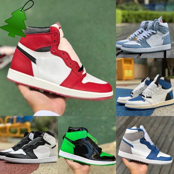 

lost chicago found jumpman 1 1s basketball shoes true turbo blue pine green gorge denim visionaire stage haze hyper royal bio hack twist