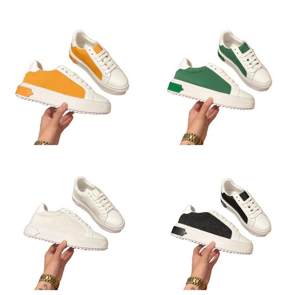 

women casual shoes designer sneakers shoes woman shoe travel leather lace-up sneaker lady flat running trainers letter platform men with box, Black