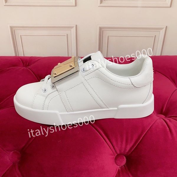 

2023 summer new men women white trainer thick bottom genuine leather luxury casual shoes outdoor sneakers, Black