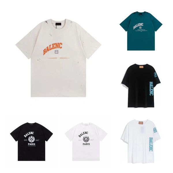

men shirts designer luxury tee t shirt brand tees letters pattern print short sleeve outdoor fashion cotton women white black gray
