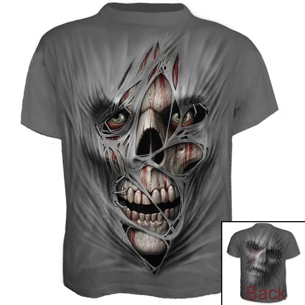 

3d printed t-shirt polo large men's punk style t-shirt sublimated fashion short sleeve t-shirt, Black;brown