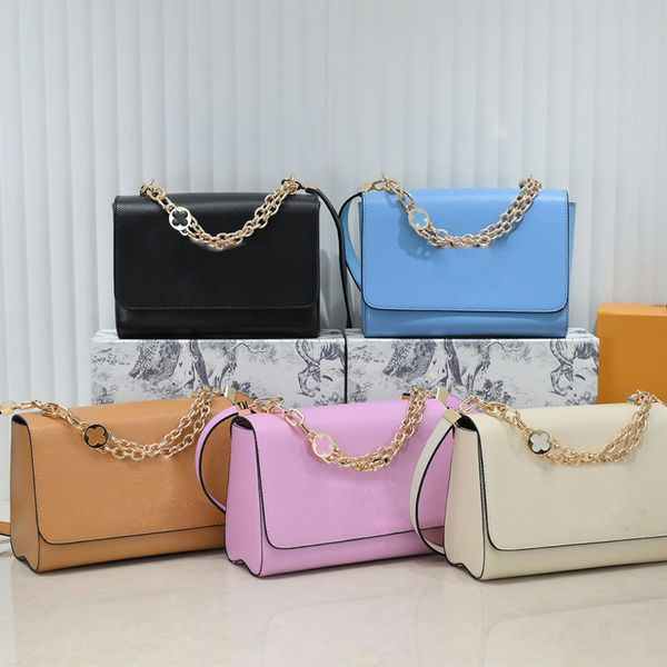 

women pochette genuine leather designer bags shoulder inall categories span pack twist lock classic element double chain hand bag 230812