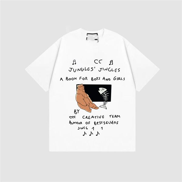 

fashion men's t-shirt luxury design2023 ggity men's t-shirts retro decoration cotton soft anti-wrinkle letter printing casual coup, White;black