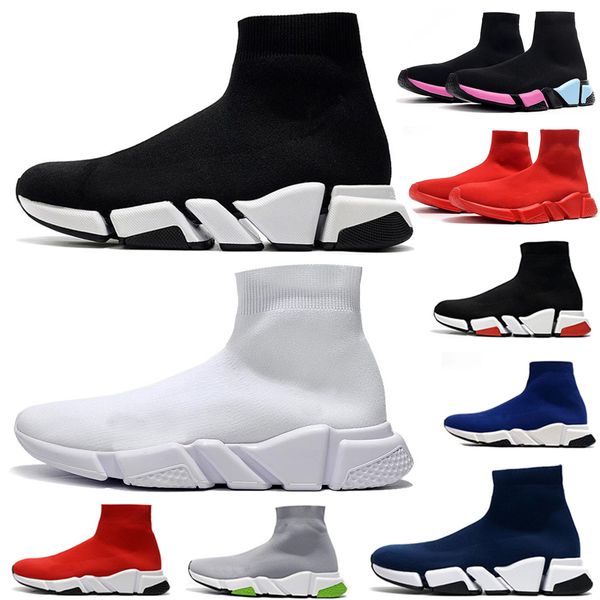 

speeds 2.0 1.0 shoe platform sneaker men women designer tripler white blue light sliver ruby graffiti vintage beige pink paris socks boots b