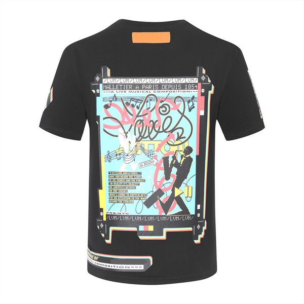 

luxury t-shirt designer men's t-shirt cotton short summer fashion casual with brand letter high-quality designer t-shirt size m-xxxl a, White;black