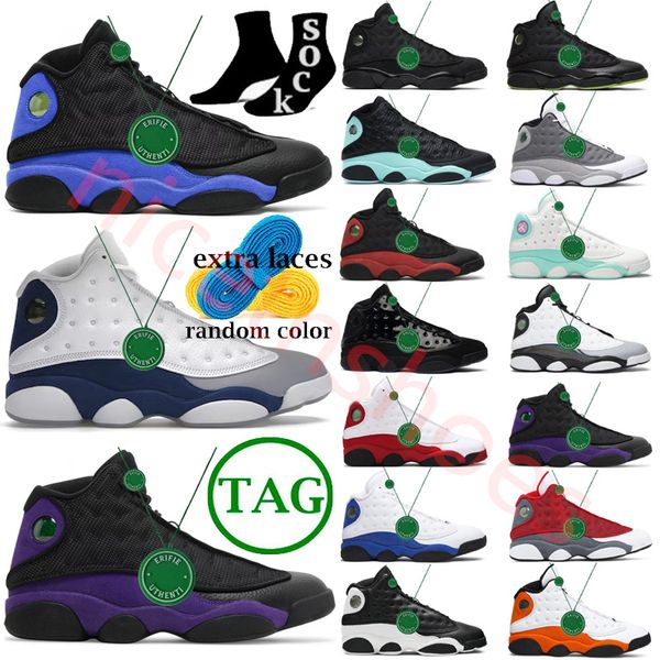 

jumpman 13 13s men women basketball shoes french brave blue flint black cat bred mens trainers outdoor sports sneakers court purple del sol