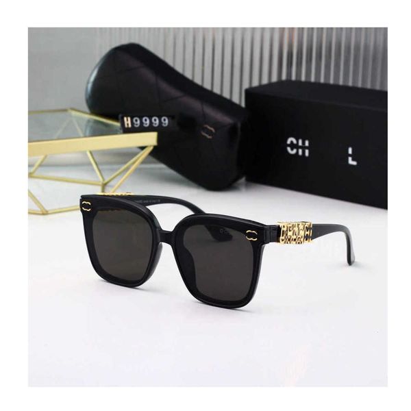 

brand luxury channel sunglass classics side logo mens women's sunglasses proof designer branded oversized fashion drive travel sunglass, White;black