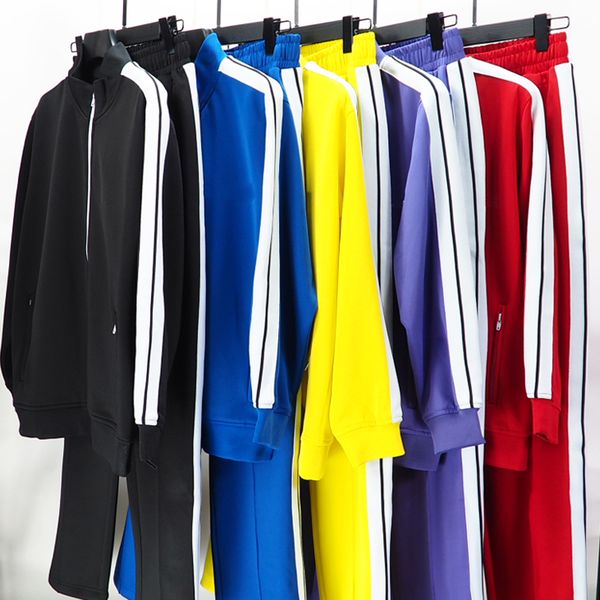 

designer mens womens tracksuits palm hoodies sweatshirts suits track jackets coats jogger pants sportswear, Gray