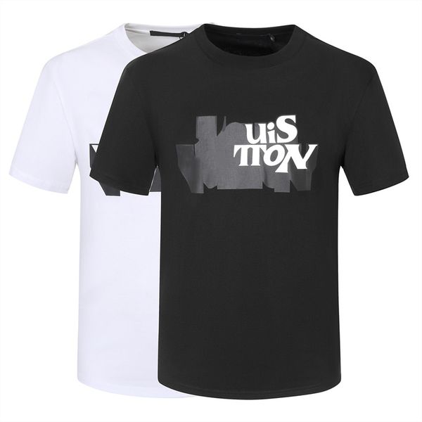 

luxury t-shirt designer men's t-shirt cotton short summer fashion casual with brand letter high-quality designer t-shirt size m-xxxl a, White;black