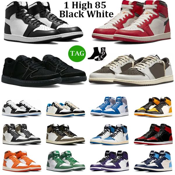 

with box designer jumpman 1 basketball shoes men women 1s low black phantom reverse mocha black white lost found se concord mens trainer spo