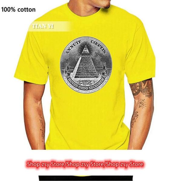 

men039s tshirts annuit coeptis pyramid eye illuminati cash mens cotton tshirt fashion short sleeve t shirt shirts9463492, White;black