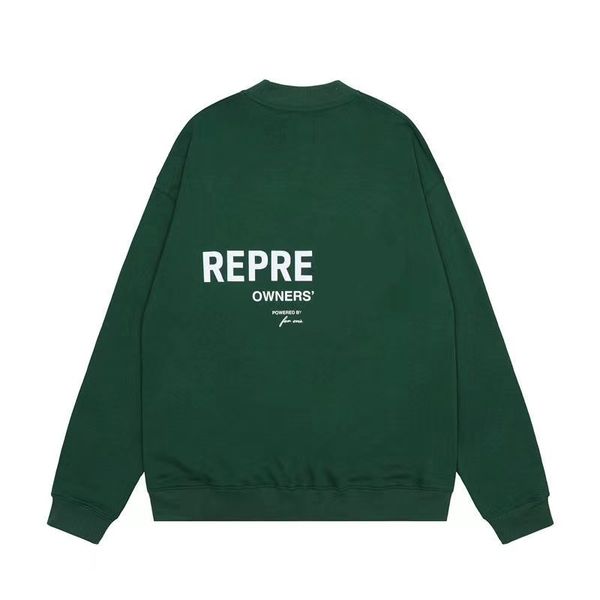 

hoodies sweatshirts designer repre letter men's niche tide brand wild high street casual american loose couple hooded sweater coat clot, Black