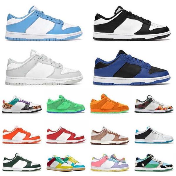 

new desginer sb dunks lows unc casual shoes black white panda men women flat sneakers university blue coast pn dust outdoor mens