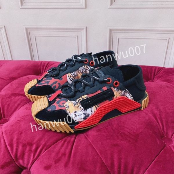 

2023designer fashion womans leather lace up platform sole sneakers white black mens womens suede outdoor