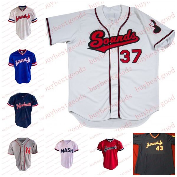 

stitched nashville sounds baseball jersey custom jersey any name number, Blue;black