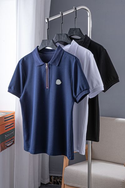 

monlai new mens stylist polo shirts luxury italy mens designer clothes short sleeve fashion mens summer t shirt asian size m-3xl #31801, White;black