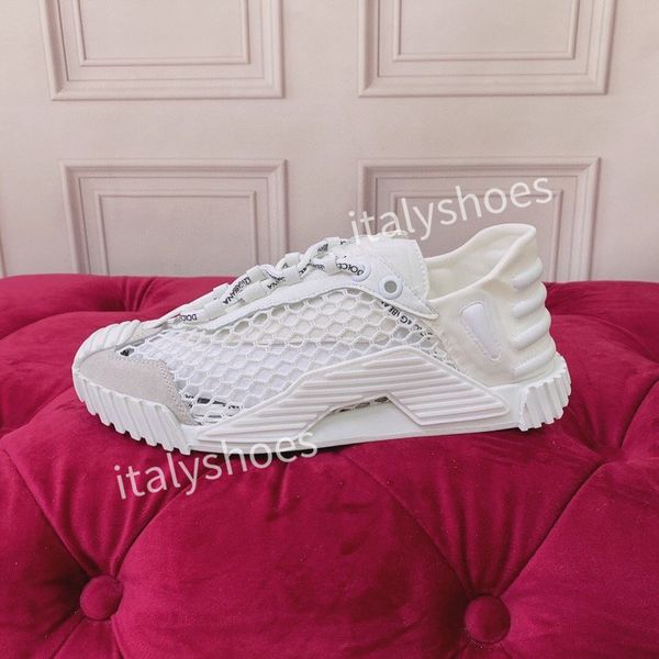 

2023womens men slip-on italy luxury white pink classic jacquard runner trainers skate designer sneakers shoes, Black