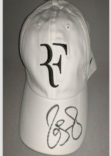 

roger federer signed signatured autographed cap hats size adjustable  fit all5076964