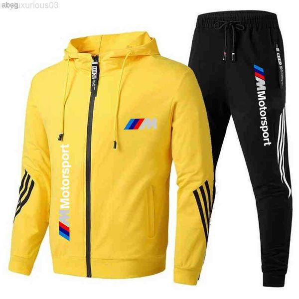 

hoodies men's sweatshirts assemblies 2023 autumn bmw splice jogger, Black