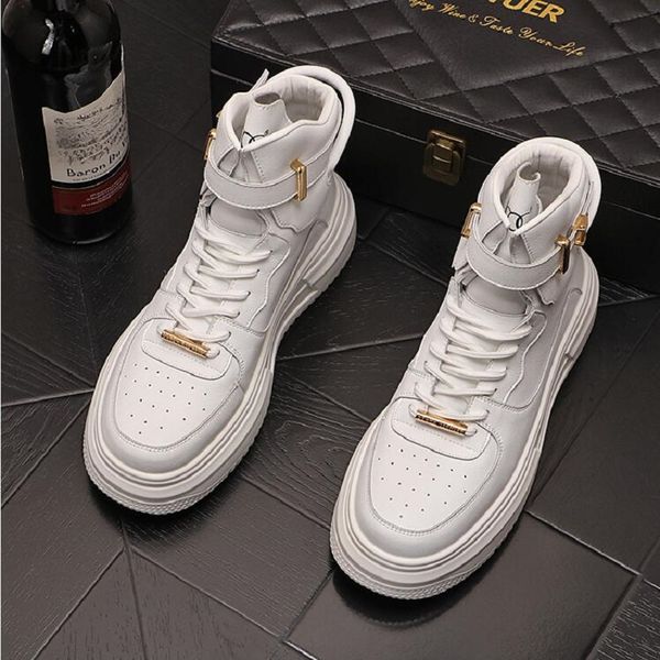 

new men luxury designer brown boots loafers male high-luxury sneakers beauty casual shoes d2a51, Black