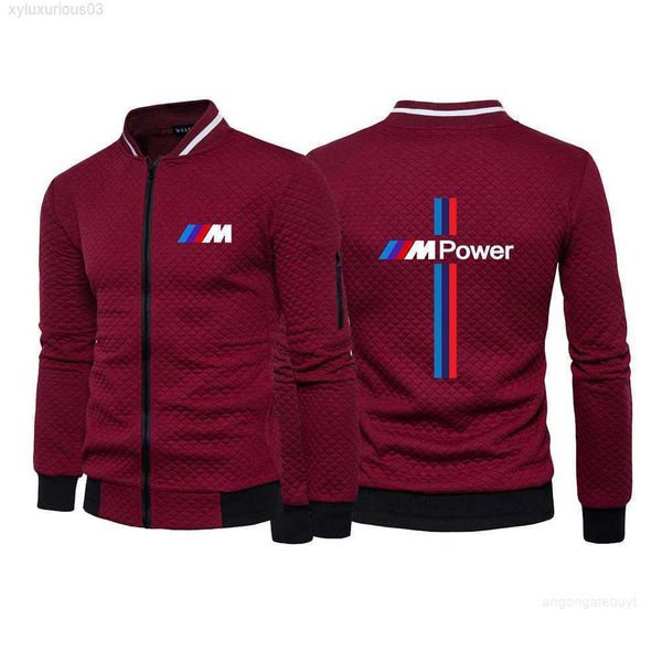 

2023 men's bmw car hoodies sweatshirts autumn winter patchwork hoody fleece tracksuit male warm hooded zipper sportswear sweaters trend, Black