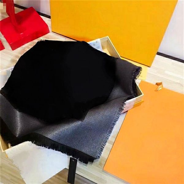 

140x140cm silk and wool scarves autumn and winter scarf man women shawl square neck letter flower clover scarf highly quality2038, Blue;gray