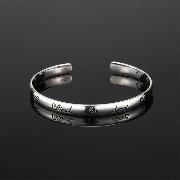 

2023 designer new jewelry double bracelet love fearless flower and bird eye pattern fashion wide narrow version couple bracelet for girlfrie, Black