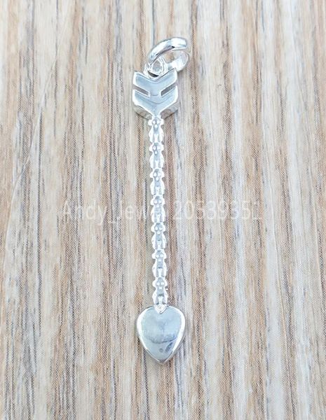 

silver san valentien arrow pendant authentic 925 sterling silver pendants fits european bear jewelry style gift andy jewel 91530455212796