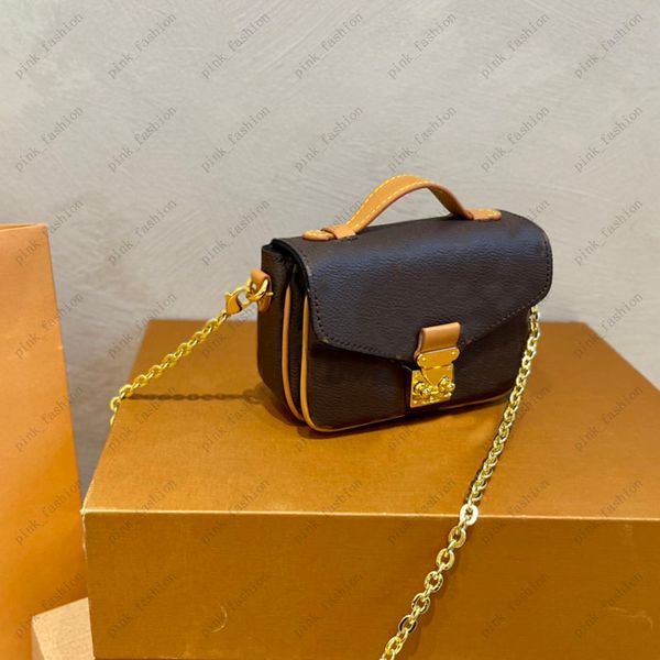 

designer chain shoulder bags for womens fashion tote bag luxury handbag mini brand handbags mens cross body letters purses wallet new