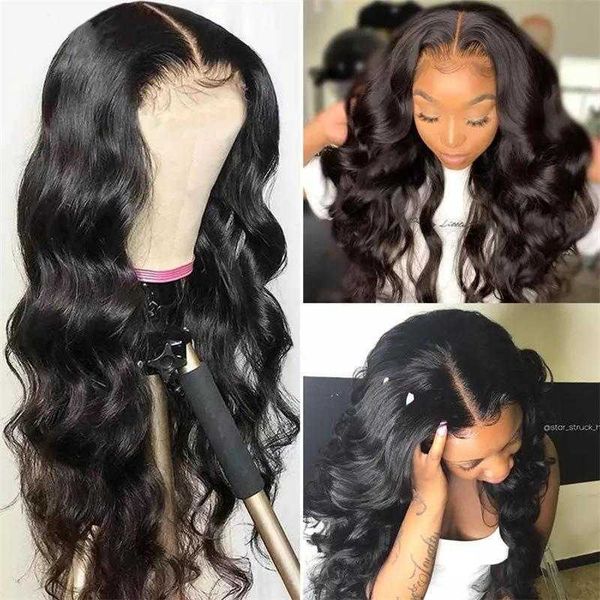 

black wavy wig female headgear hair rose laminating film long curly matte