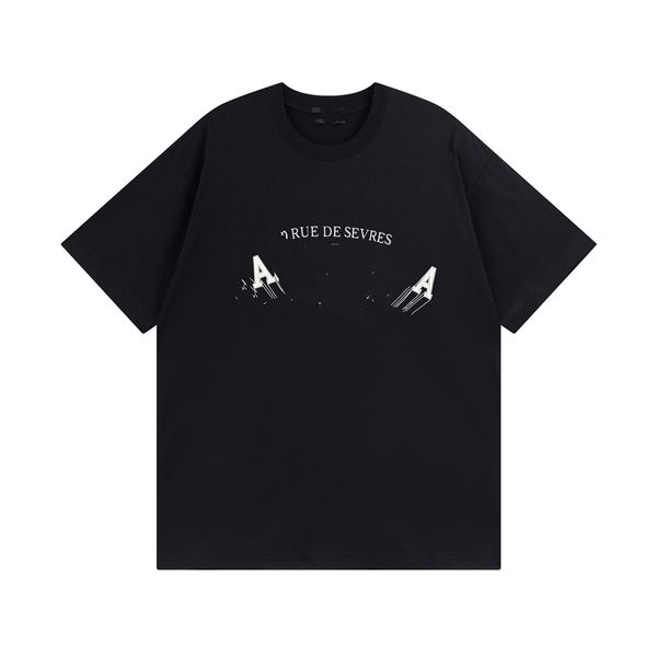 

men's t-shirt fashion men's t-shirts 2023 balencaigaity new cotton soft anti-wrinkle retro decorative printing letters casual stud, White;black