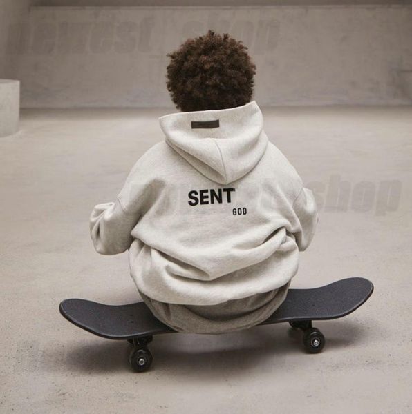 

kids boys girls hoodies classic silicon back 3d letter oversize loose hooded usa sweatshirt pullover skateboard baseball cotton cl8427180, Black