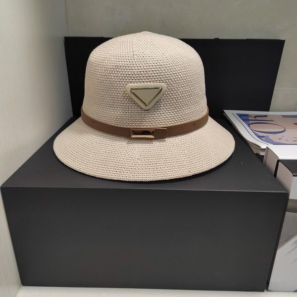 

designer straw hat fashion gentleman cap mens womens sun caps outdoor beach hats, Blue;gray