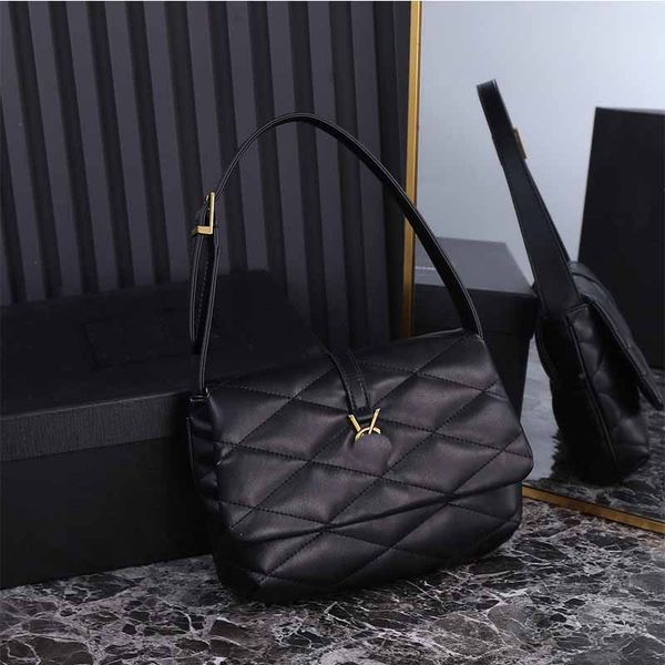 

women's designer bag 2023 fashion shoulder underarm bag leather tote bag purse ringer pattern messenger handbag metal logo women wallet