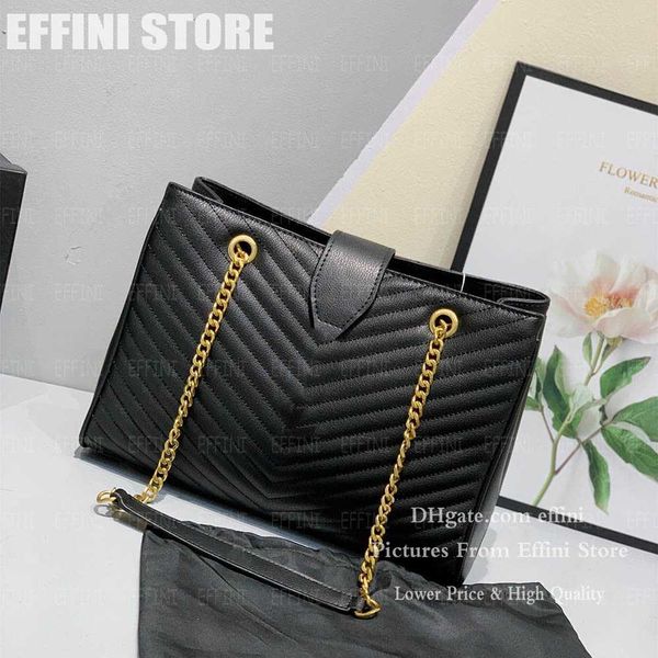 

luxury designer handbags tote bags women ladies lady female chain quilted leather mm size sac pochette accessoires large yysl capacity bag