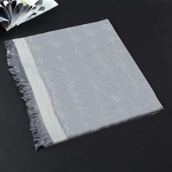 

classic fashion scarf for women cashmere letter scarf shawl 18color ladies scarves size 140x140cm without box279e, Blue;gray