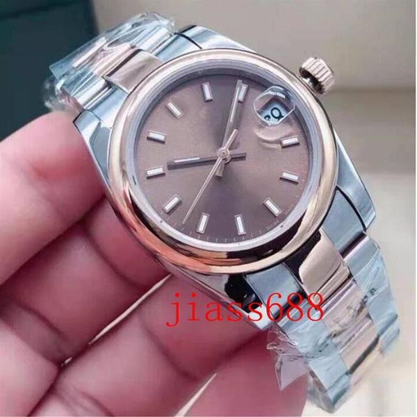 

31mm datejust relogio sapphire fashions women womens watch watches 2813 self winding automatic movement mechanical date montre de 269h, Slivery;brown