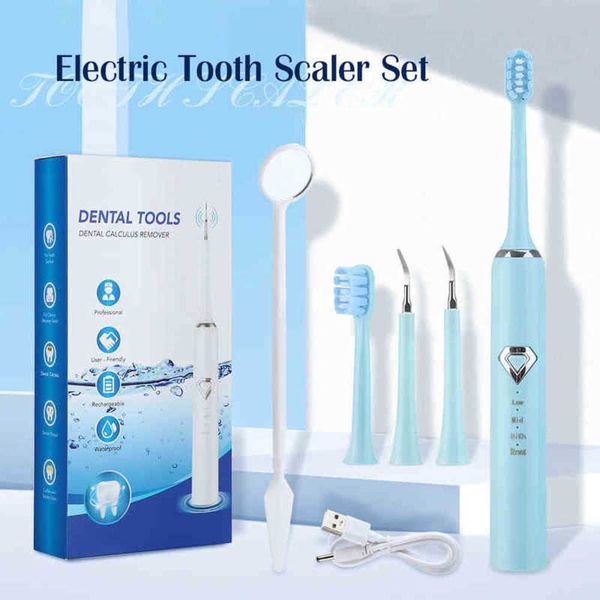 

electric tooth cleaner 8 in 1 household oral care whitening instrument for removing stains and calculus 220625