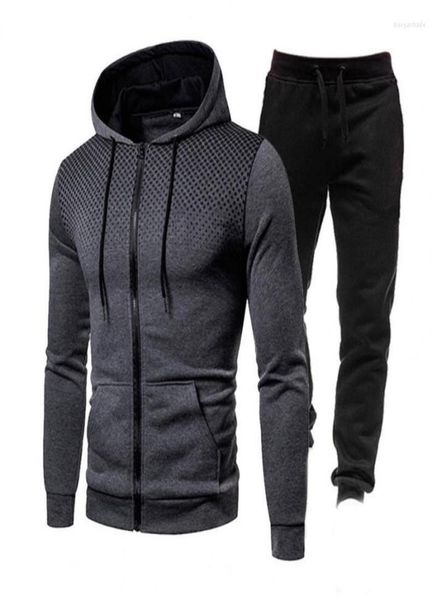 

men039s tracksuits men39s hoodies pants sets autumn track suites for men casual sweatshirts tracksuit sportswear clothes men7260535, Gray