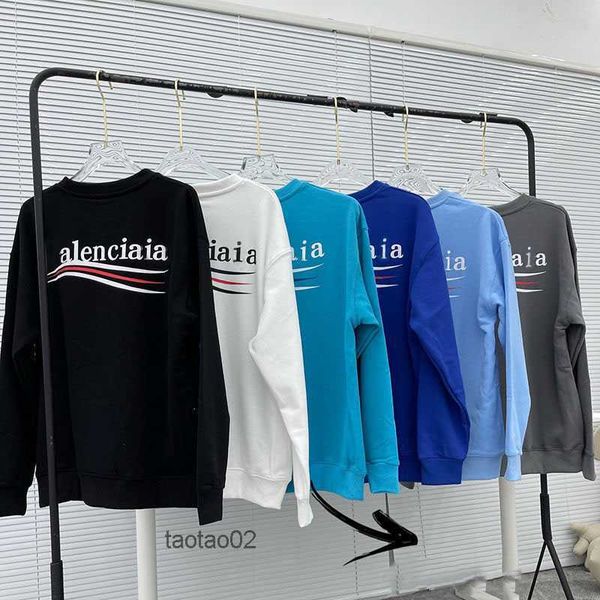 

luxurys designers 2022 men's hoodies fashion men hoodie autumn winter round neck long sleeve hooded pullover clothes sweatshirts basket, Black