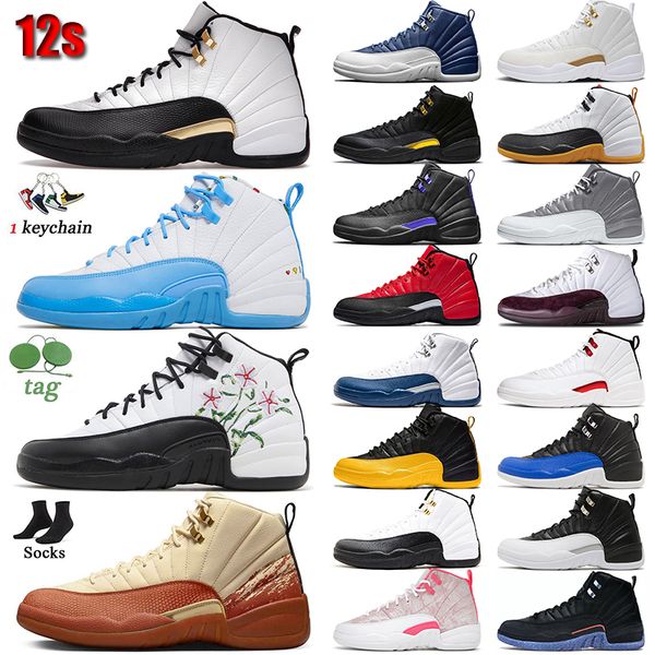 

classic jumpman 12 basketball shoes designer jordens 12s sports floral a ma maniere cherry stealth hyper royal black taxi playoff concord me