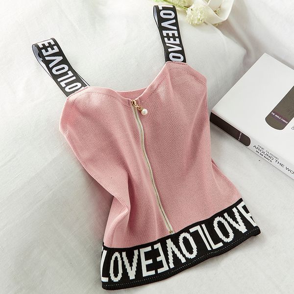 

womens tanks camis gorset camisoles for women woman crop knit bow cropped debardeur femme chest binder women tank corto drop 230317, White