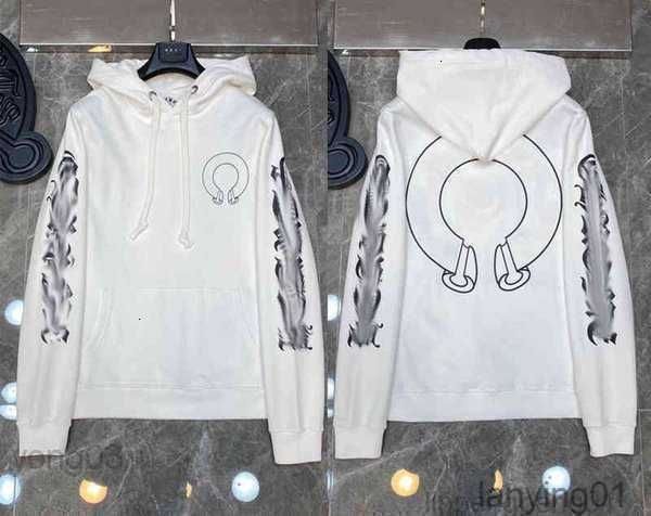 

men's hoodies sweatshirts classic mens zipper ch designer sanskrit cross print pullover hoody luxury woman jacktsa4g1, Black