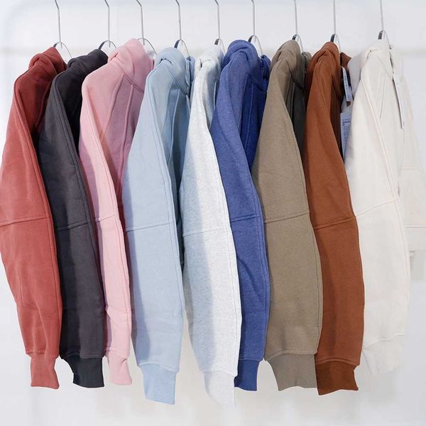 

winter new women's sports half zip hoodie luss brushed outdoor zipper front jackets coat running fast dry coat 2023 r8e7, Black