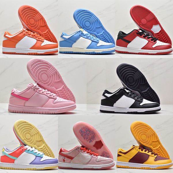 

2023 5a og running shoes men designer dunkys sneakers white black panda grey fog syracuse michigan triple pink green kentucky low flat sport