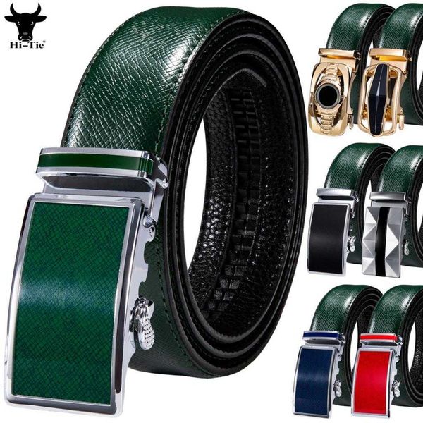 

belts green genuine leather mens belts lot styles automatic buckles for dress jeans suit men waistband belt wedding gift w0317, Black;brown