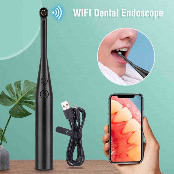 

wifi intelligent visual hd home care dental magnifying glass oral endoscope 220625