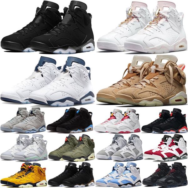 

jumpman 6 6s basketball shoes cool grey toro university blue red oreo georgetown midnight navy cactus jack black infrared unc mens trainers