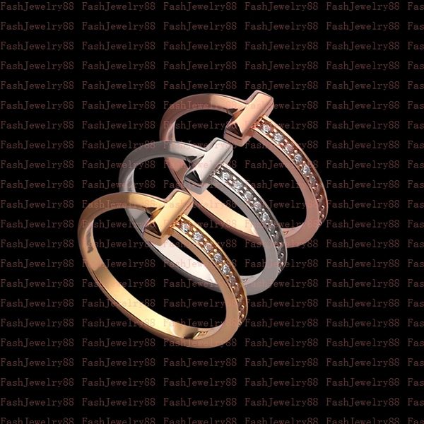 

love ring women's ring jewelry titanium gold sier rose size 6/7/8/9mm ring designer women's jewelry, Silver